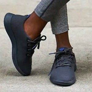 Allbirds x Outdoor Voices Women Navy Black Iris Wool Runners Sneakers 8